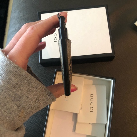 Kingsnake print GG Supreme card case - Picture 5 of 6